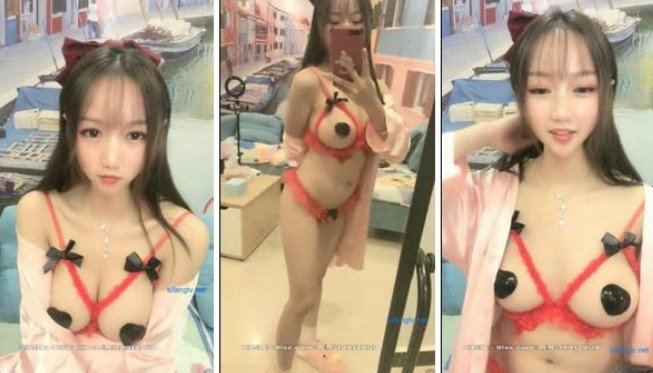 【韩奶儿】高颜值甜美少女,穿着情趣吊带内衣,骚痒的阴道 想要哥哥,大黑牛狂震阴蒂,爽死这妹啦!-155